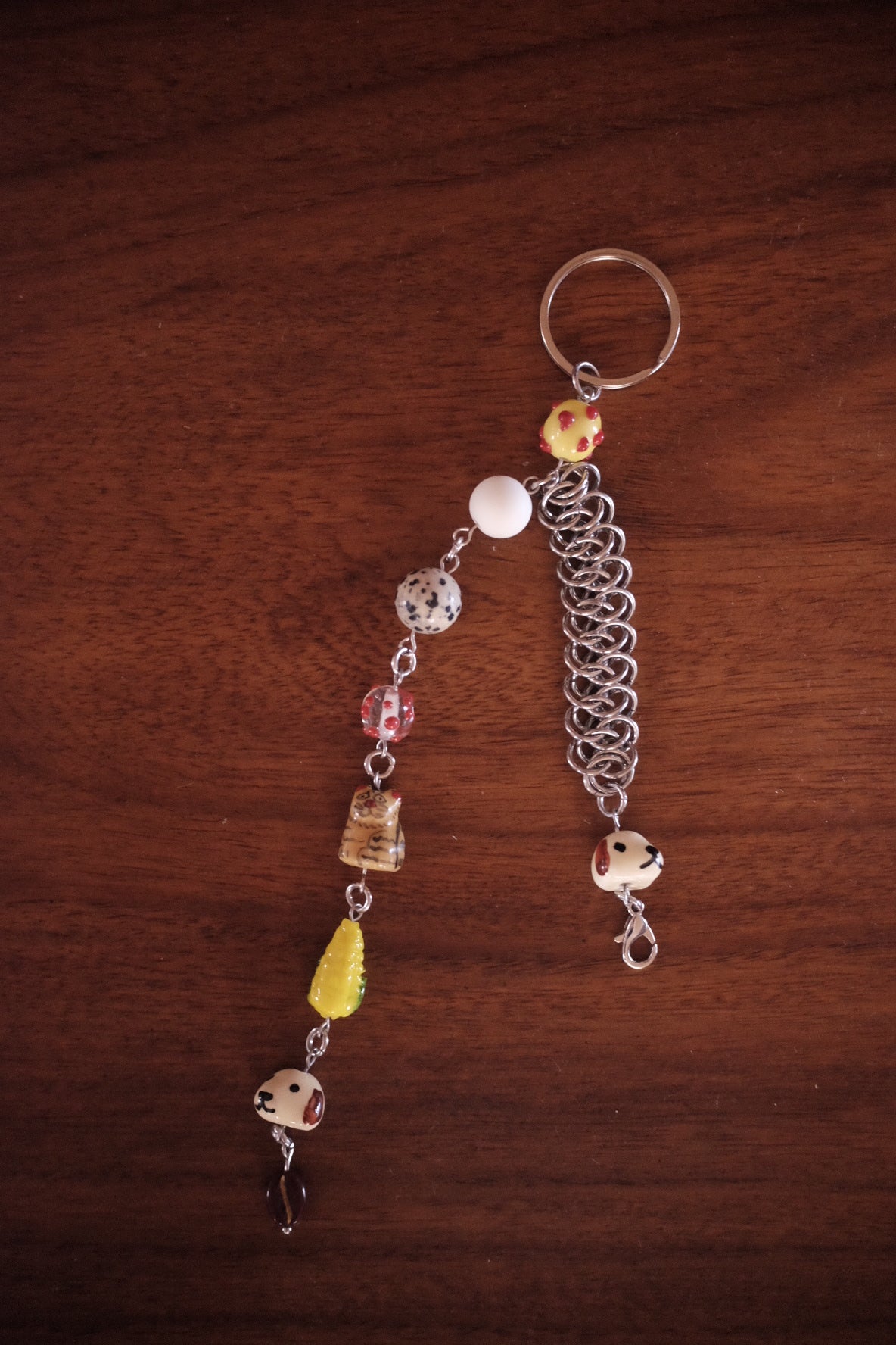 Bruha x Hukott chainmaille keychain 3