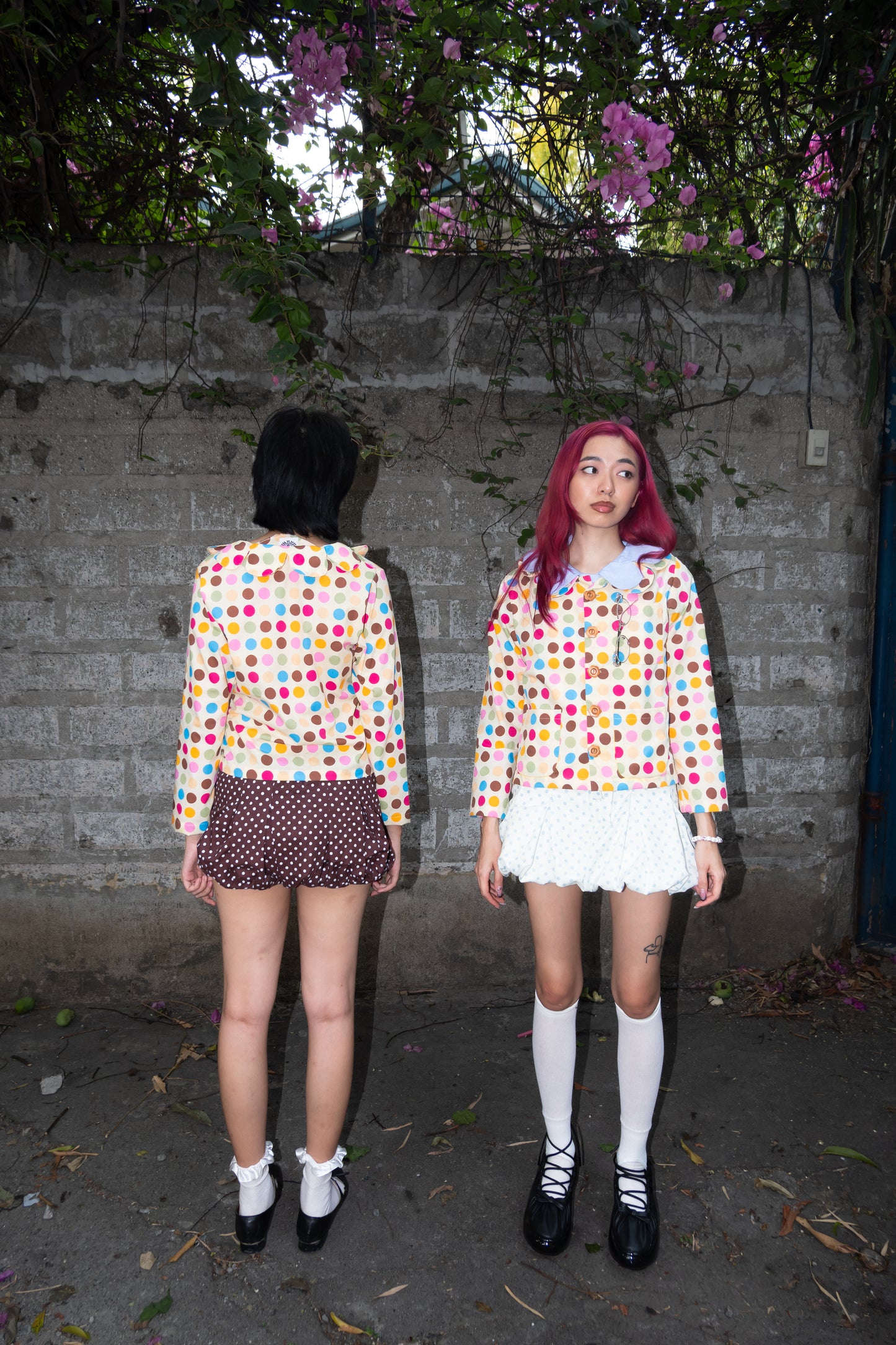 Petal jacket in Dot Mania
