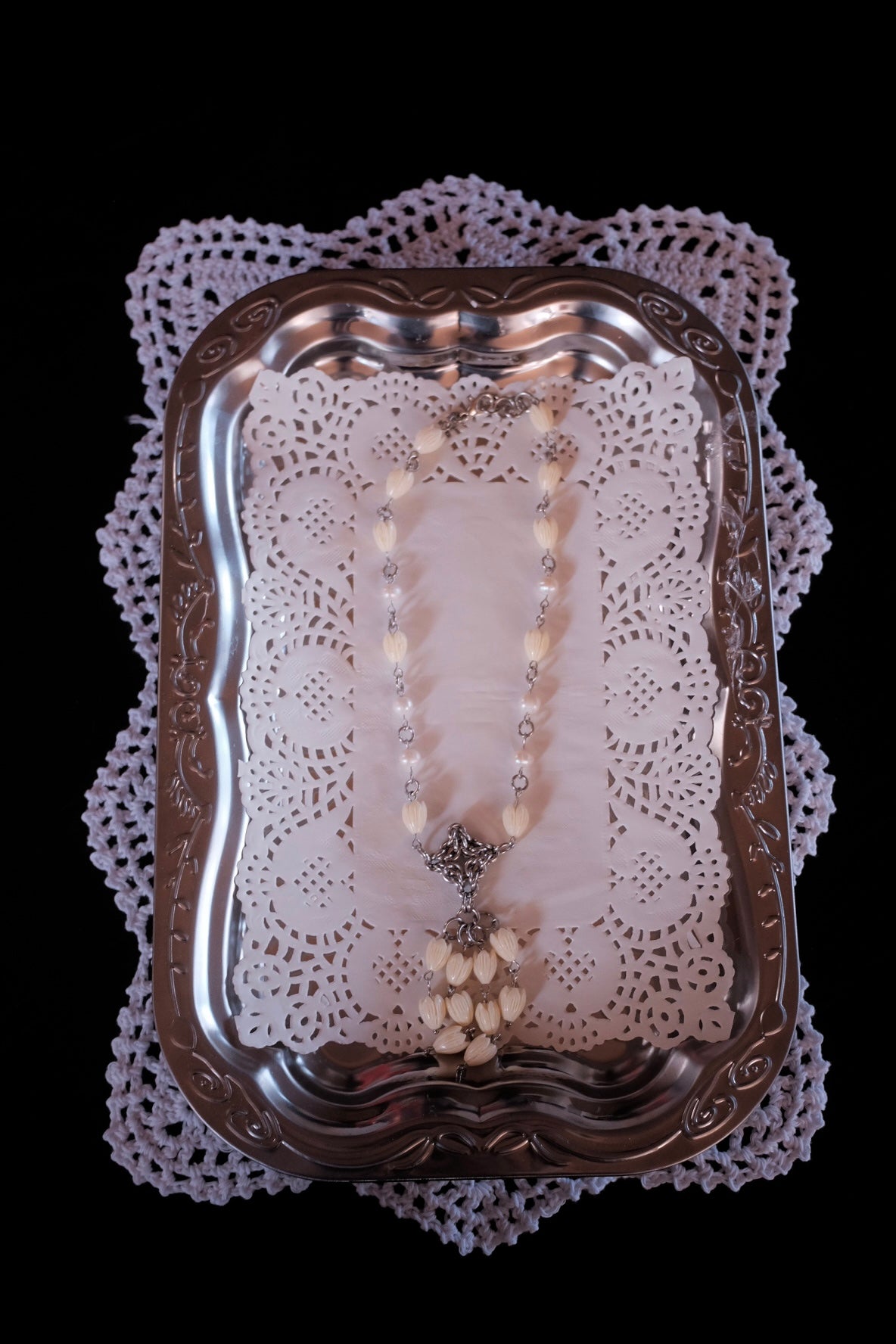 Bruha x Hukott Sampaguita chainmaille choker