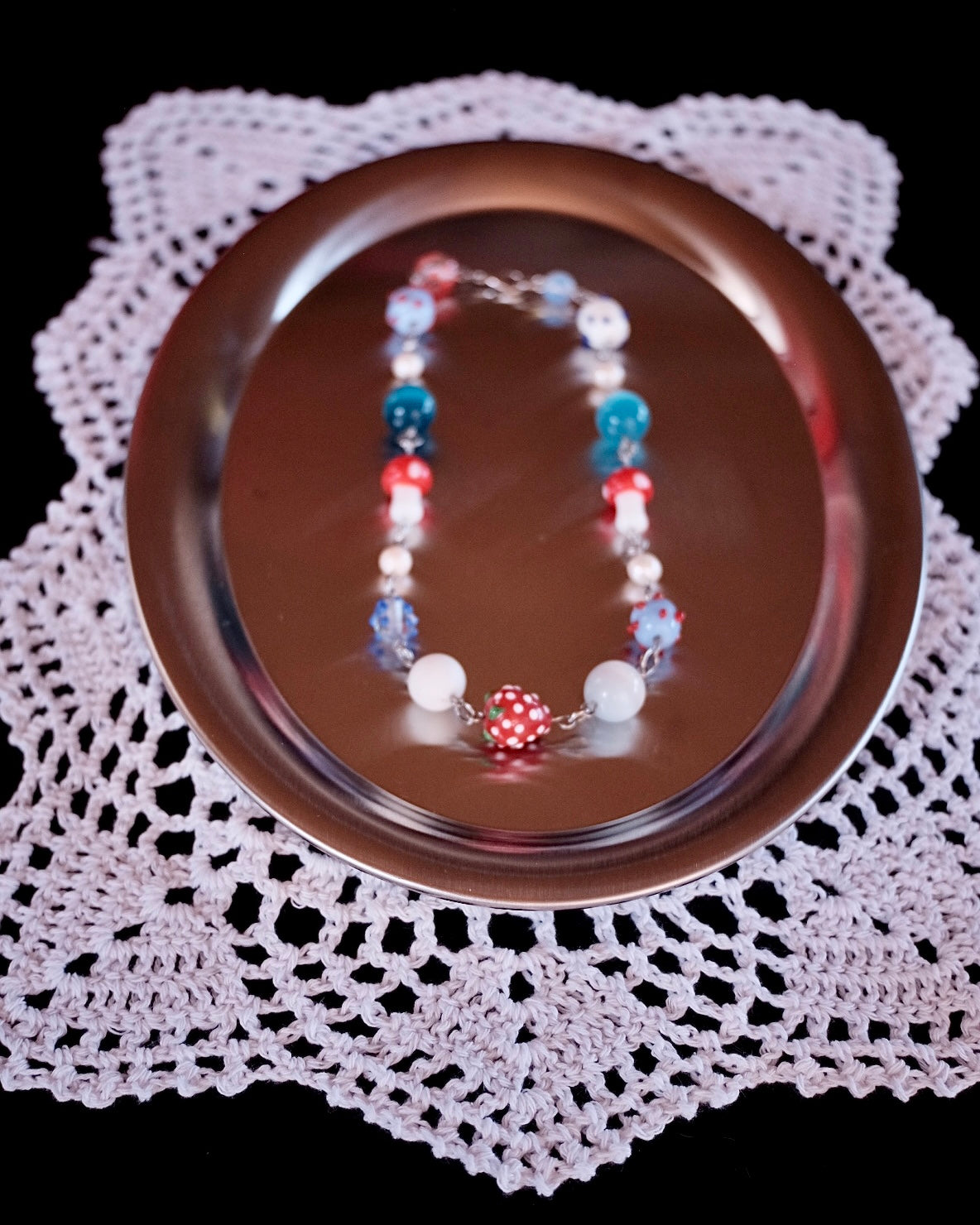 Bruha x Hukott mixed bead choker 2