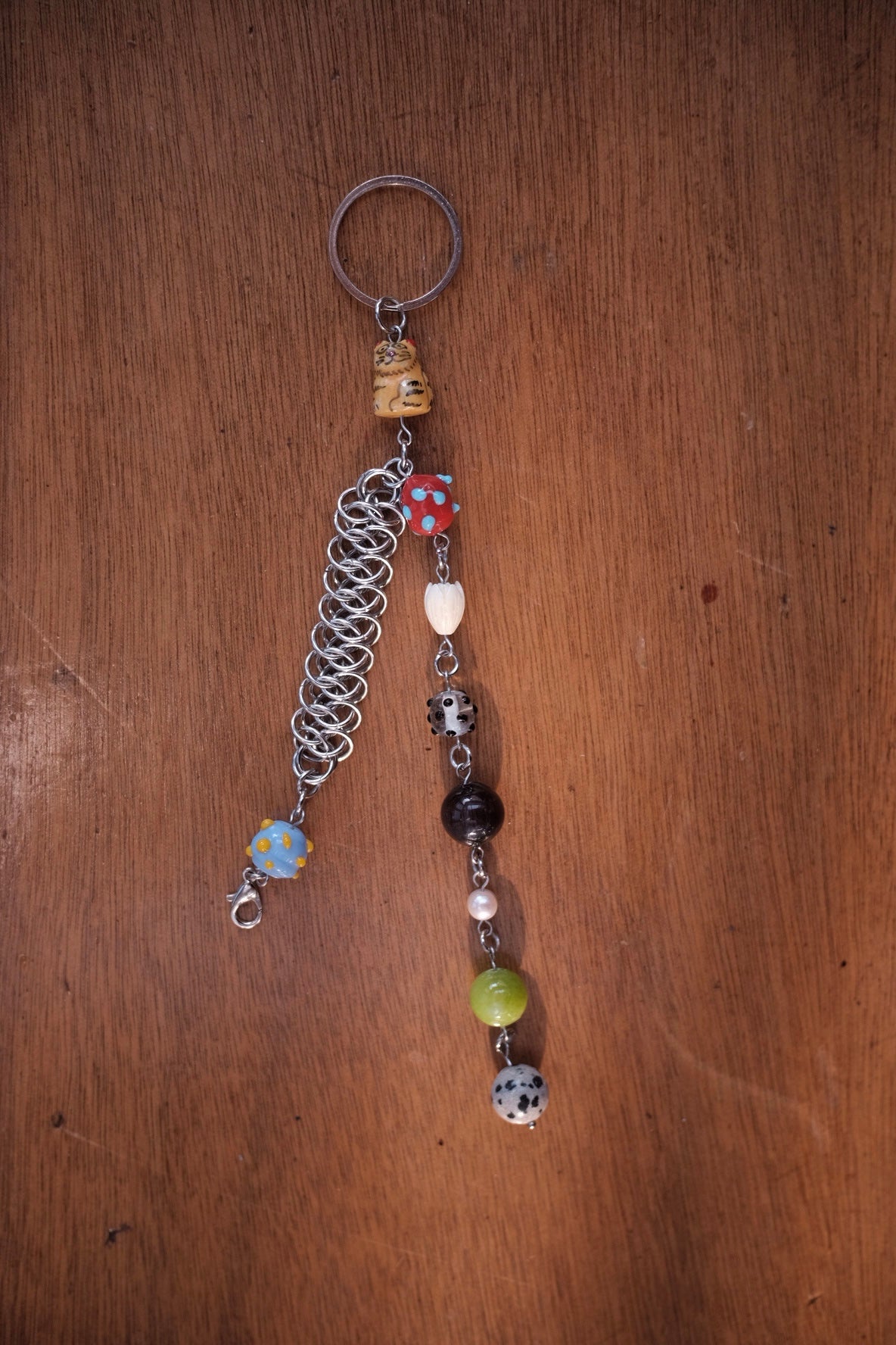 Bruha x Hukott chainmaille keychain 2