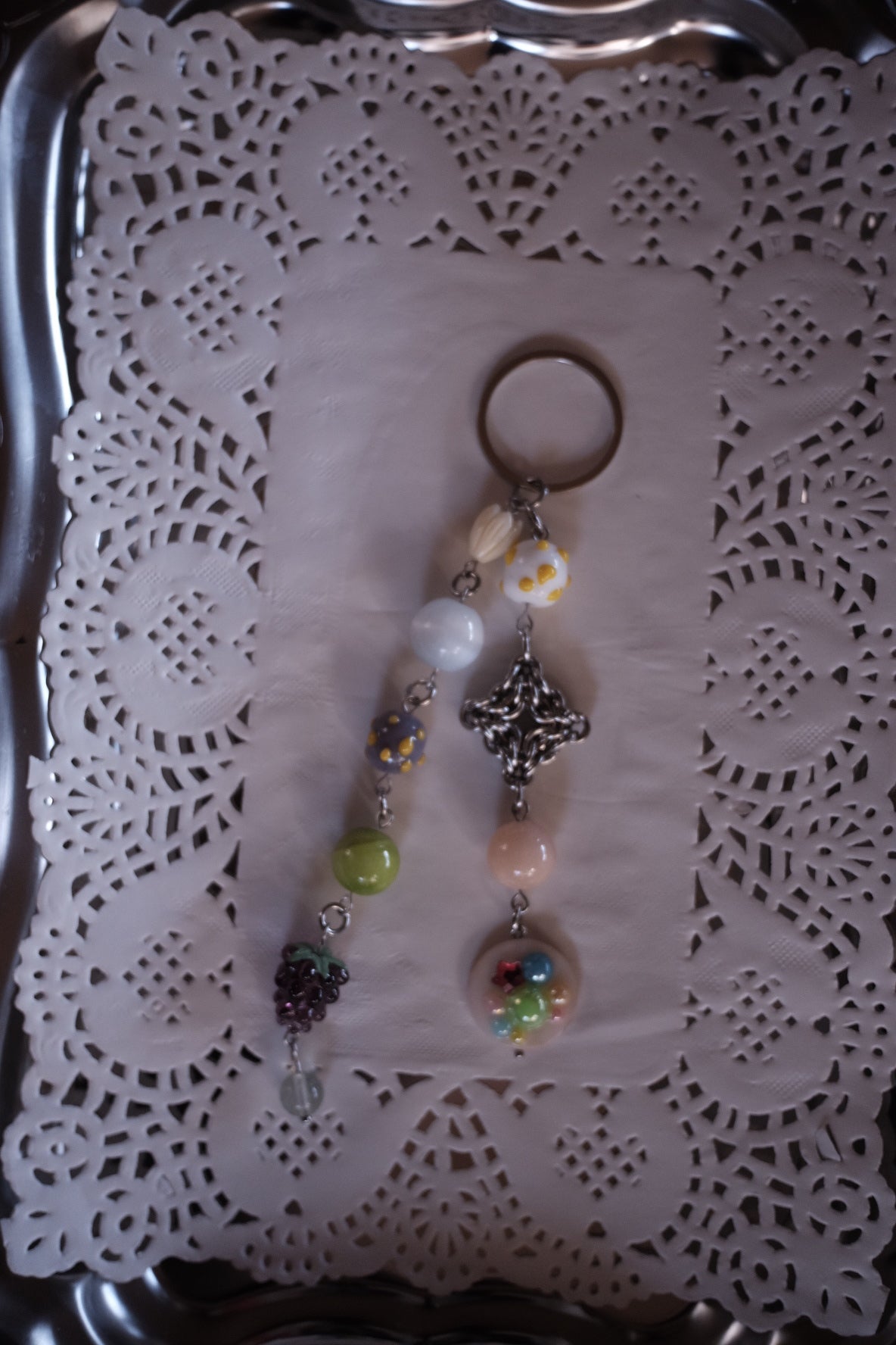 Bruha x Hukott chainmaille keychain 3