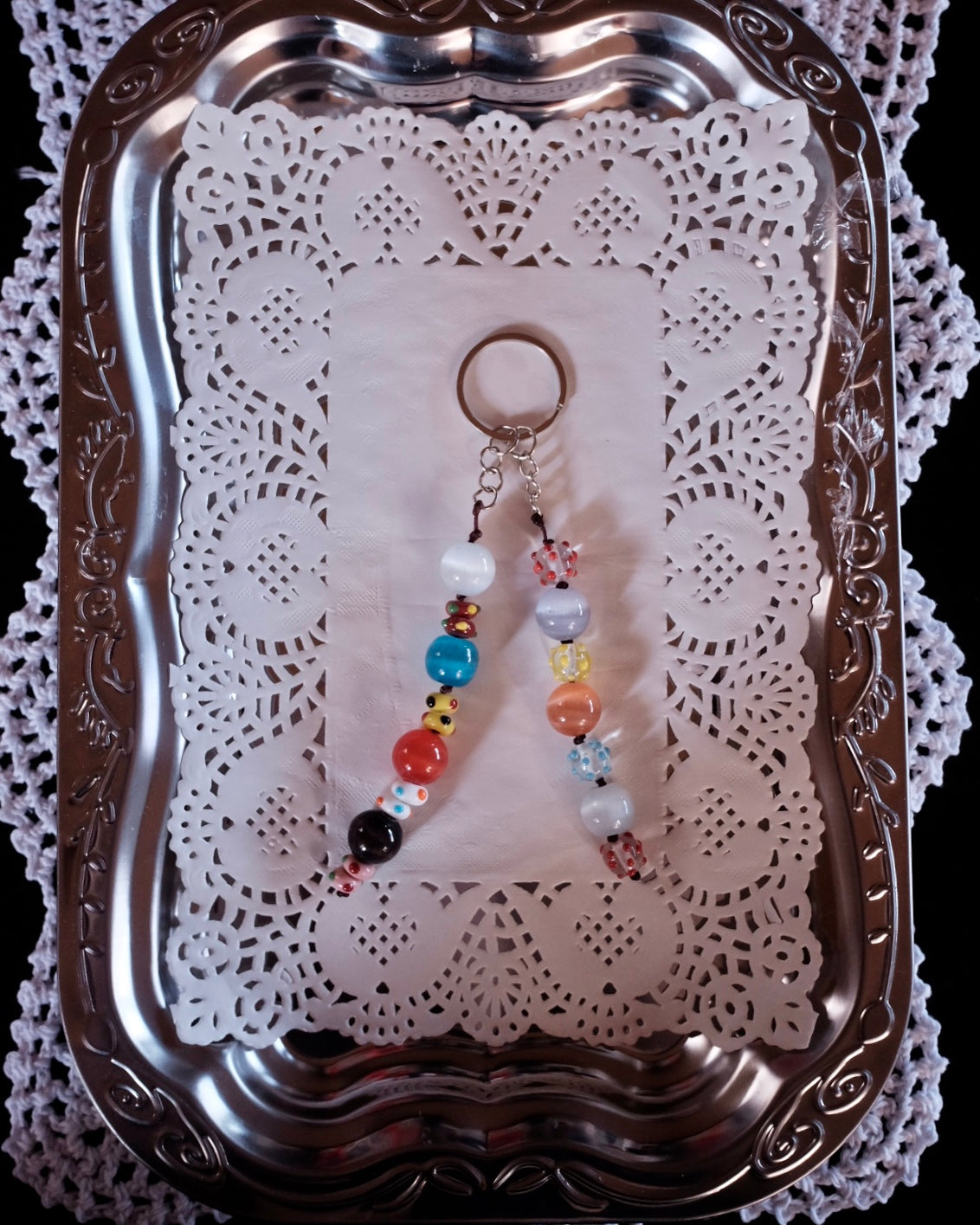 Bruha x Hukott bead keychain 2