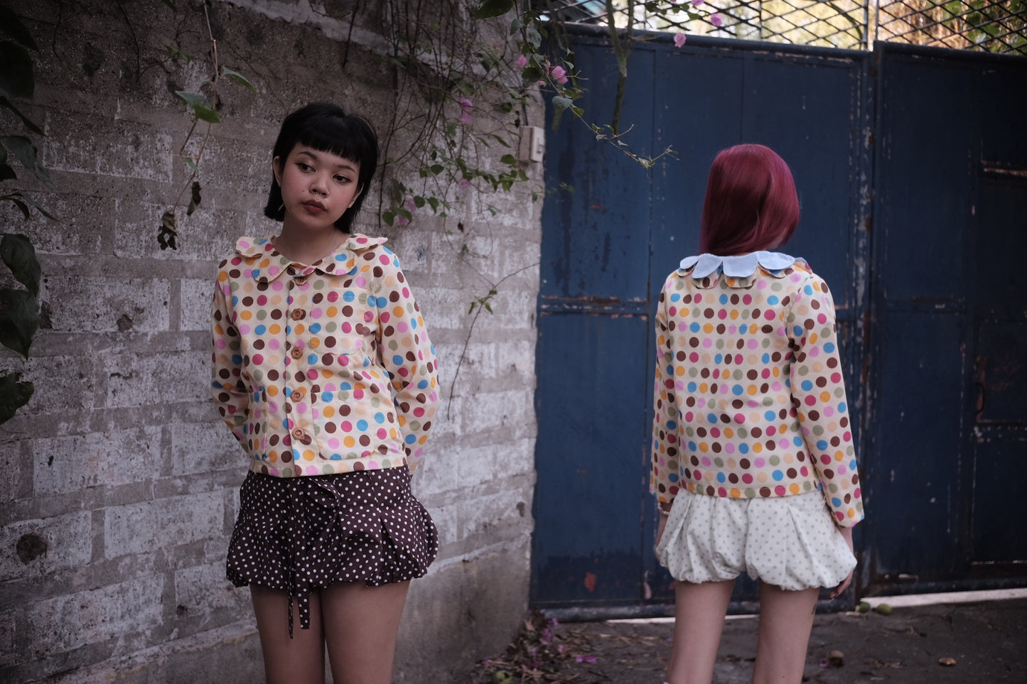 Petal jacket in Dot Mania