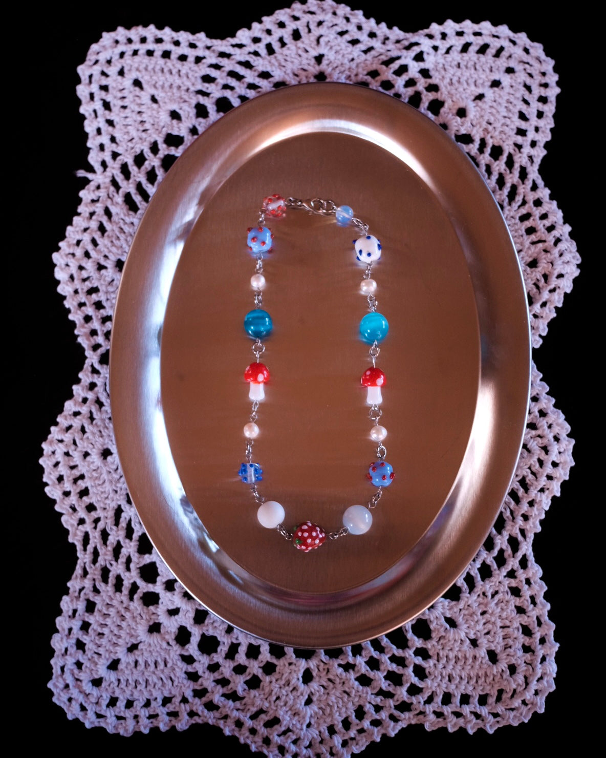 Bruha x Hukott mixed bead choker 2