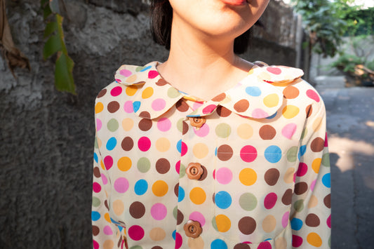 Petal jacket in Dot Mania