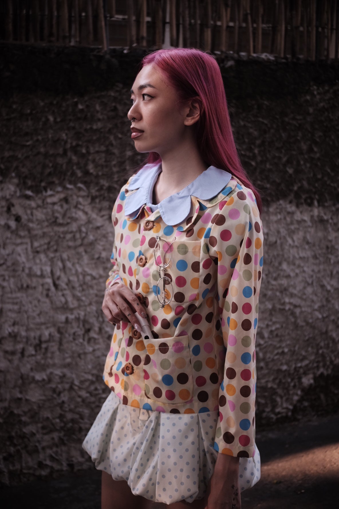 Petal jacket in Dot Mania