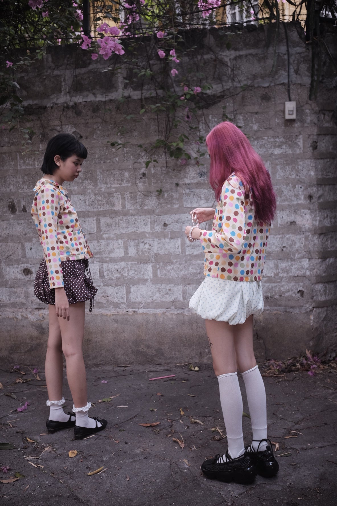Petal jacket in Dot Mania