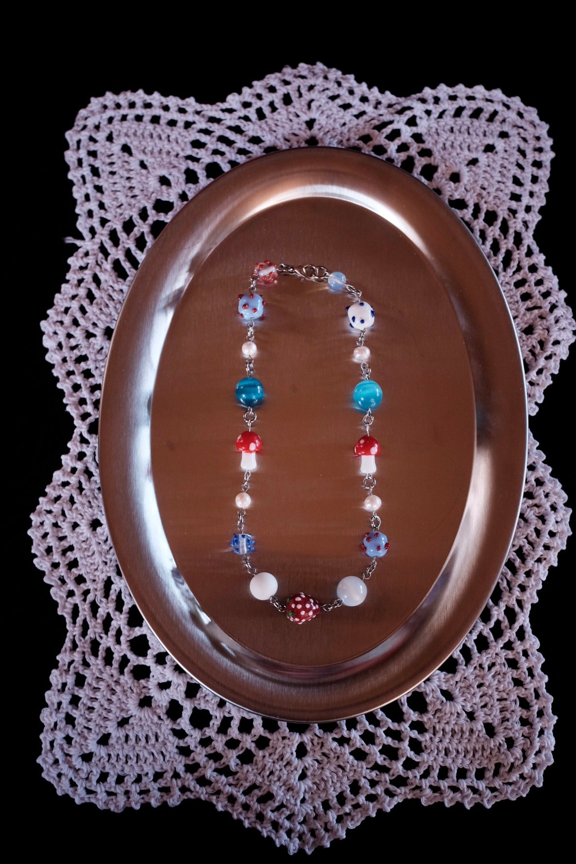 Bruha x Hukott mixed bead choker 2
