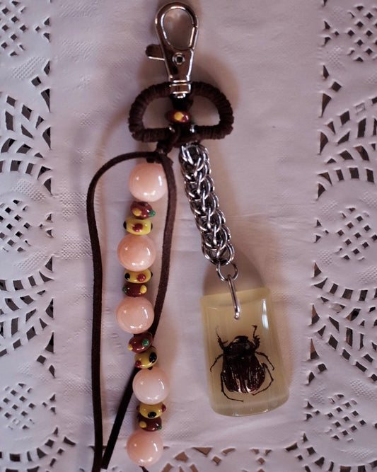Bruha x Hukott chainmaille bug keychain 2